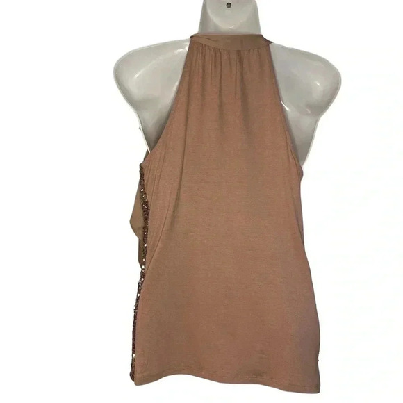 Ann Taylor sequins cowl neck top sz S - Picture 3 of 5